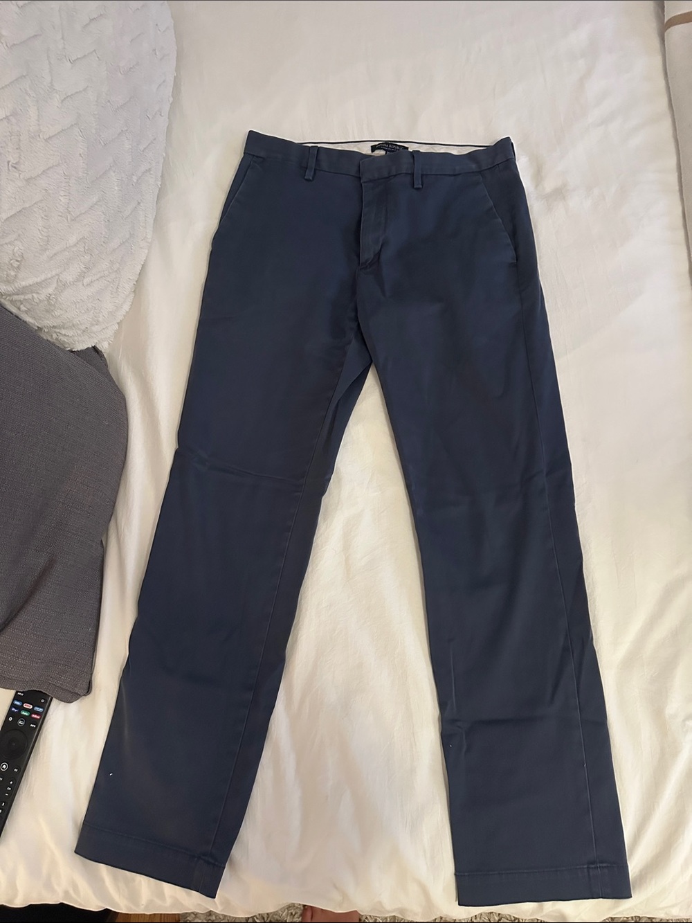 Banana Republic Navy Aiden Slim Fit Chinos
